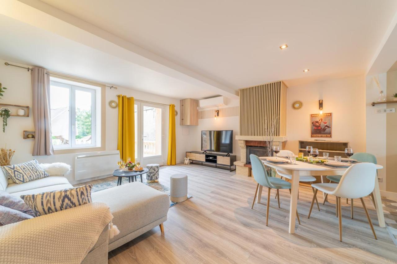 Cote Cour, 3 Chambres, Terrasses, Jardin Prive Avec Terrain De Petanque, Cave Voutee Corgoloin Екстериор снимка